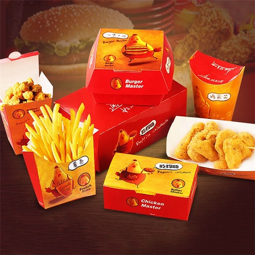 fried chicken packing box