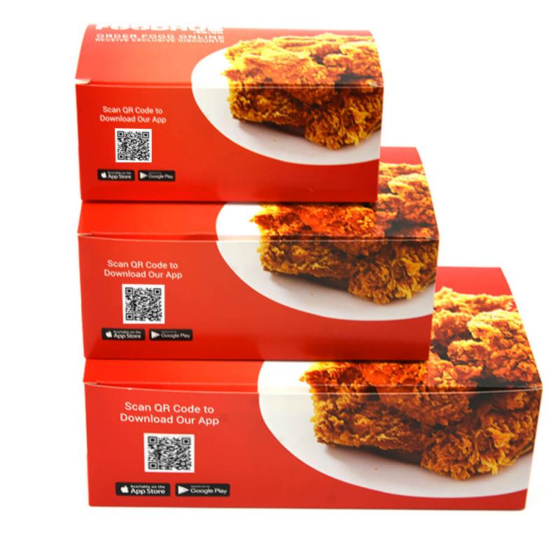 fried chicken food paper box